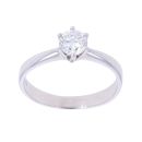 18ct White Gold 0.50ct Brilliant Cut Diamond Solitaire Ring