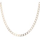 9ct Yellow Gold Square Curb Chain 22"