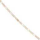 9ct Yellow Gold Figaro Chain 18"