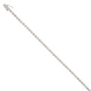 9ct White Gold 2.25ct Diamond Tennis Bracelet 7"