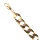 9ct Yellow Gold Curb Bracelet 9.5"