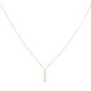 18ct Yellow Gold 0.45ct Brilliant Cut Diamond Trilogy Pendant And Chain 18"