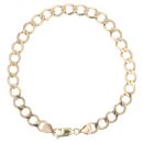 9ct Yellow Gold Curb Bracelet 8.5"