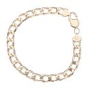 9ct Yellow Gold Curb Bracelet 9"