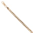 9ct Yellow Gold Curb Bracelet 8"