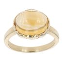 9ct Yellow Gold Citrine Dress Ring