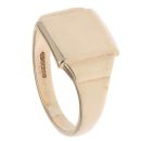9ct Yellow Gold Plain Signet Ring