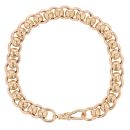 9ct Yellow Gold Rollerball Bracelet 8"