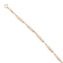 9ct Yellow Gold Fancy Bracelet 7"