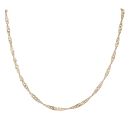 9ct Yellow Gold Twist Chain 20"