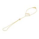 22ct Yellow Gold Cubic Zirconia Stone Poncha