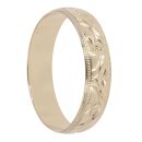 9ct Yellow Gold Patterned Fancy Ring