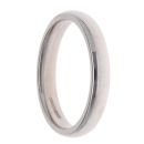 9ct White Gold Wedding Band 3mm
