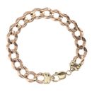9ct Yellow Gold Curb Bracelet 9"