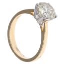 18ct Yellow Gold 2.14ct Brilliant Cut Diamond Solitaire Ring