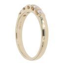 9ct Yellow Gold 0.25ct Diamond Five Stone Ring