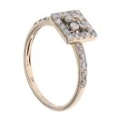 9ct Yellow Gold Fancy 0.61ct Diamond Ring