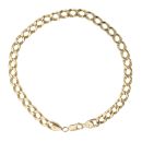 18ct Yellow Gold Curb Bracelet 9.5"