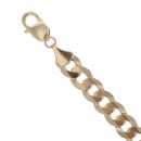 9ct Yellow Gold ID Curb Bracelet 8.5"