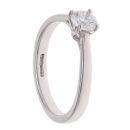 Platinum 0.50ct Brilliant Cut Diamond Solitaire Ring