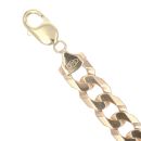 9ct Yellow Gold Curb Bracelet 9"
