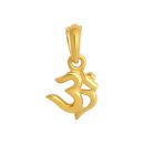 22ct Yellow Gold Om Symbol Pendant