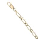 9ct Yellow Gold Fancy Bracelet 7"