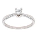 18ct White Gold 0.20ct Diamond Solitaire Ring