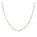 9ct Yellow Gold Figaro Chain 20"