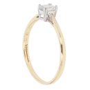 18ct Yellow Gold 0.34ct Diamond Solitaire Ring