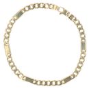 9ct Yellow Gold Fancy Bracelet 7.5"