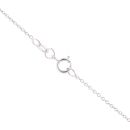 18ct White Gold 0.20ct Brilliant Cut Diamond Solitaire Pendant And Chain 16"
