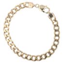 9ct Yellow Gold Curb Bracelet 9"