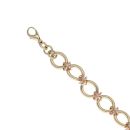 9ct Yellow and Rose Gold Fancy Bracelet 8"