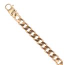 9ct Yellow Gold Curb Bracelet 8"