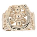 9ct Yellow Gold Horseshoe Ring