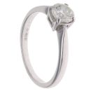 18ct White Gold 0.75ct Brilliant Cut Diamond Solitaire Ring