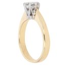 18ct Yellow Gold 0.50ct Brilliant Cut Diamond Solitaire Ring