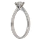 Platinum 0.65ct Brilliant Cut Diamond Solitaire Ring