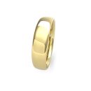 9ct Yellow Gold 5mm Slight Court Wedding Band