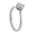 Platinum 1.00ct Brilliant Cut Diamond Solitaire Ring
