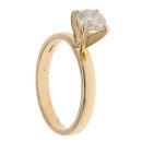 18ct Yellow Gold 0.90ct Diamond Solitaire Ring