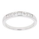 18ct White Gold Diamond Eternity Ring by Anya Belle