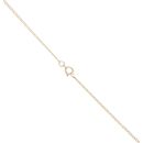 9ct Yellow Gold Garnet Cluster Pendant and Chain 18"