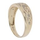 9ct Yellow Gold 0.05ct Diamond Celtic Ring