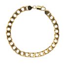 9ct Yellow Gold Curb Bracelet 9"