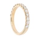 9ct Yellow Gold 0.70ct Diamond Half Eternity Ring