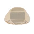 9ct Yellow Gold Patterned Signet Ring