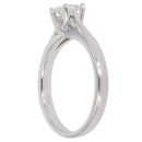 18ct White Gold 0.40ct Princess Cut Diamond Solitaire Ring