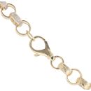 9ct Yellow Gold Cubic Zirconia Belcher Chain 24"